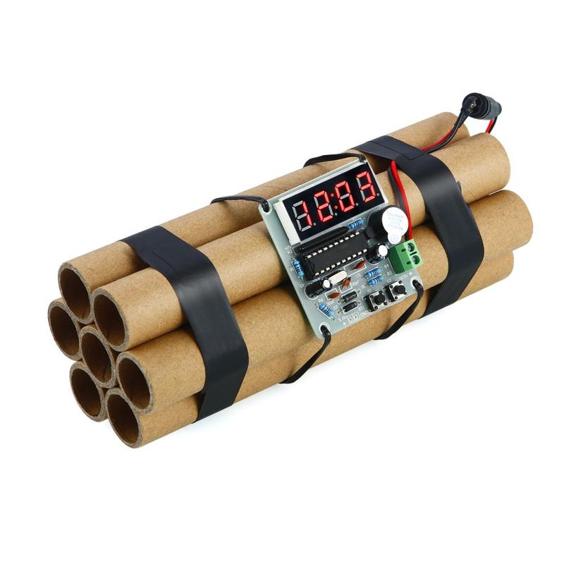 💥 Dynamite Shaped Clock