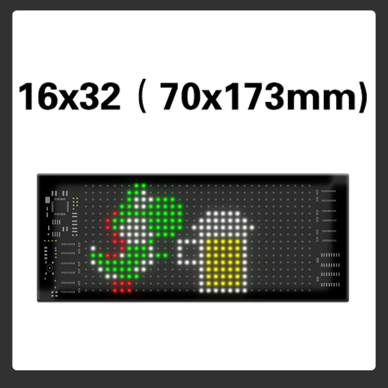 Multi-Use Flexible LED Sign Programmable Scrolling Text & Animation Display with APP-Control