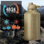 🎖️64oz Portable Cold & Hot Camouflage Tactical Portable Water Bottle– Reusable Drinkware