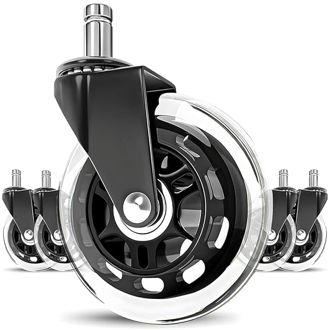 3 Inches Silent and Smooth Rolling Casters.