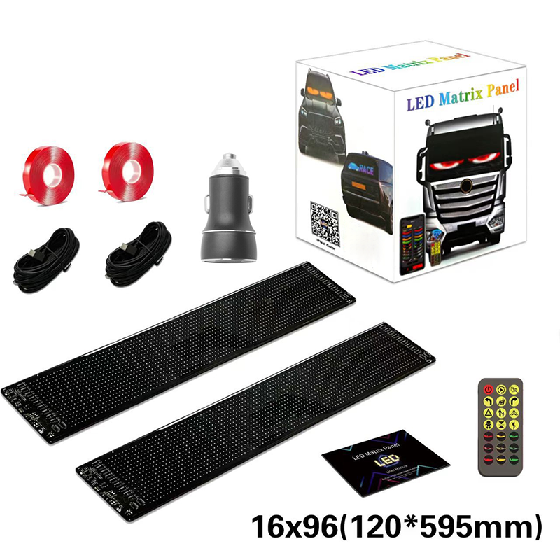 Multi-Use Flexible LED Sign Programmable Scrolling Text & Animation Display with APP-Control