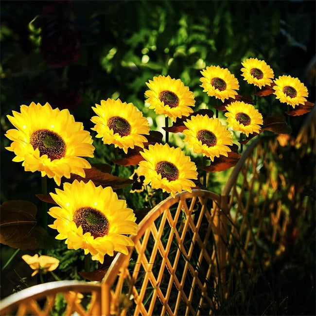 🎁LAST DAY SALE 49% OFF🔥Sunflower Solar Garden Stake Led Lights🌻