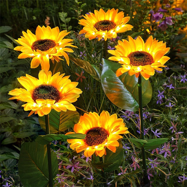 🎁LAST DAY SALE 49% OFF🔥Sunflower Solar Garden Stake Led Lights🌻