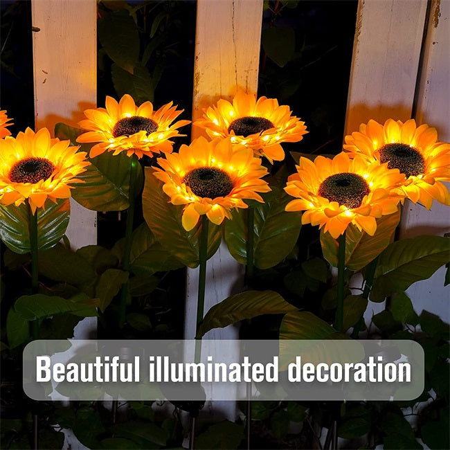 🎁LAST DAY SALE 49% OFF🔥Sunflower Solar Garden Stake Led Lights🌻